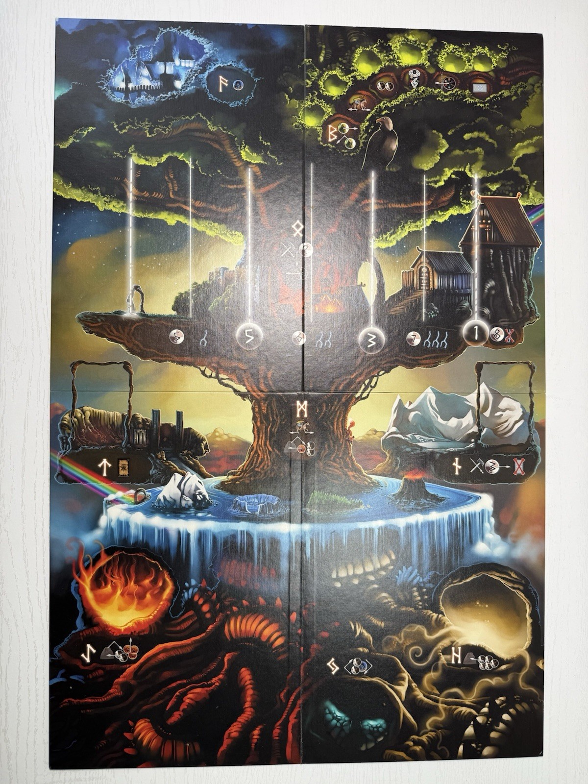 Yggdrasil Board Game Z-Man Games Ludonaute 2011 Norse Gods Complete