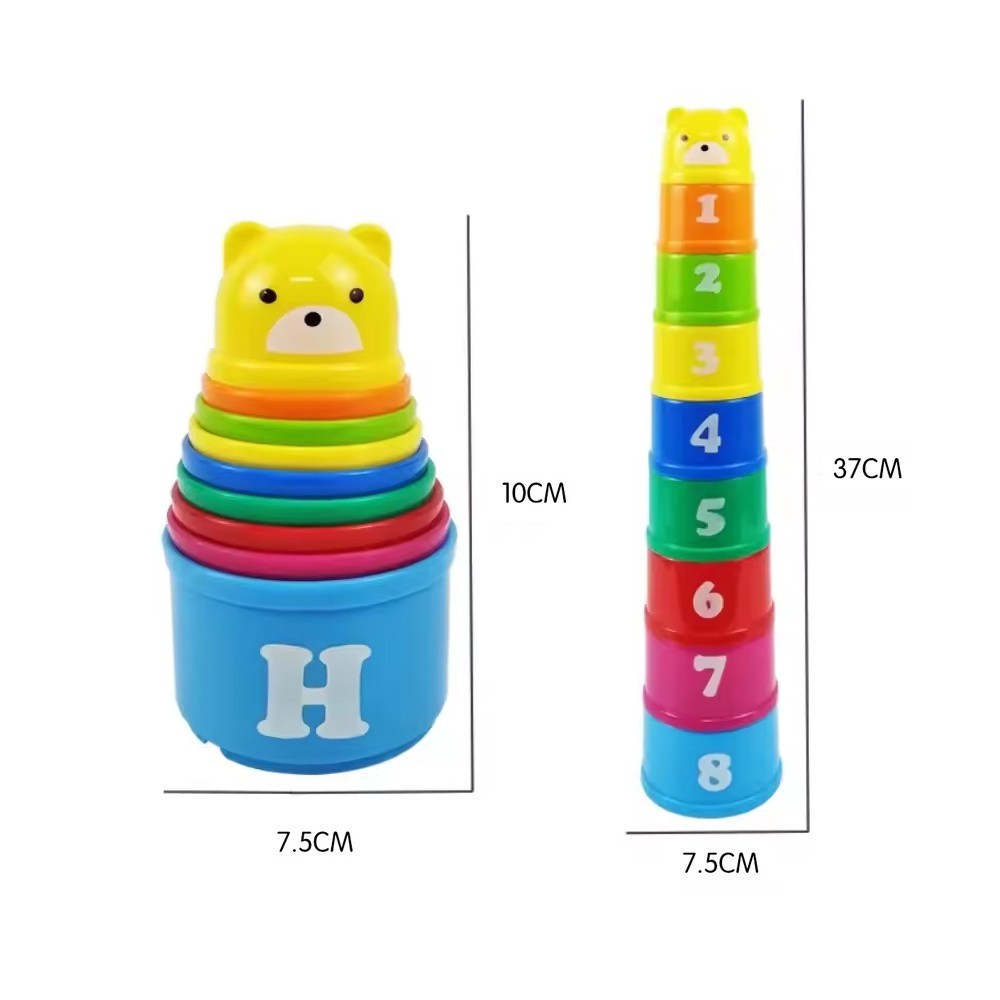 Kids Speed Cup Stacking Game Brain Training Toy Hand Eye Coordination Puzzle Gam