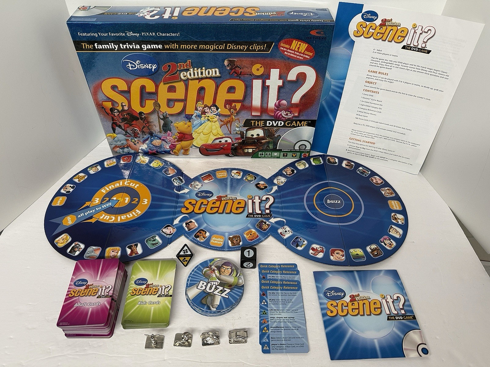 Lot of Disney Scene It DVD Game 1st and 2nd Edition Games COMPLETE