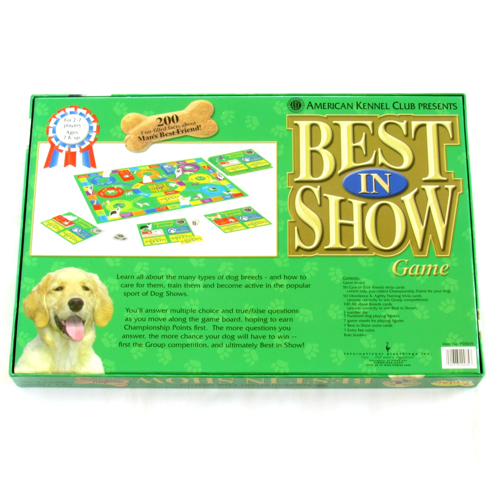American Kennel Club Presents Best In Show Board Game Complete