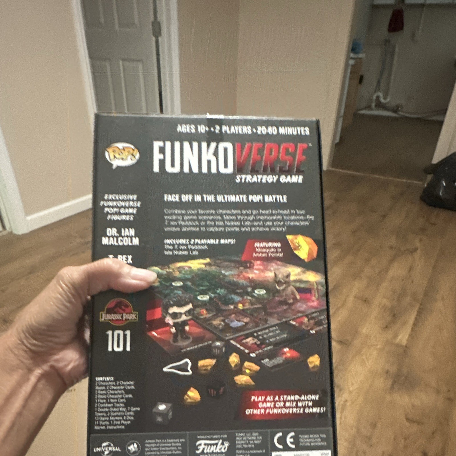 Funko Funkoverse Strategy Game Jurassic Park Exclusive Figures 2 Players 10+ 101