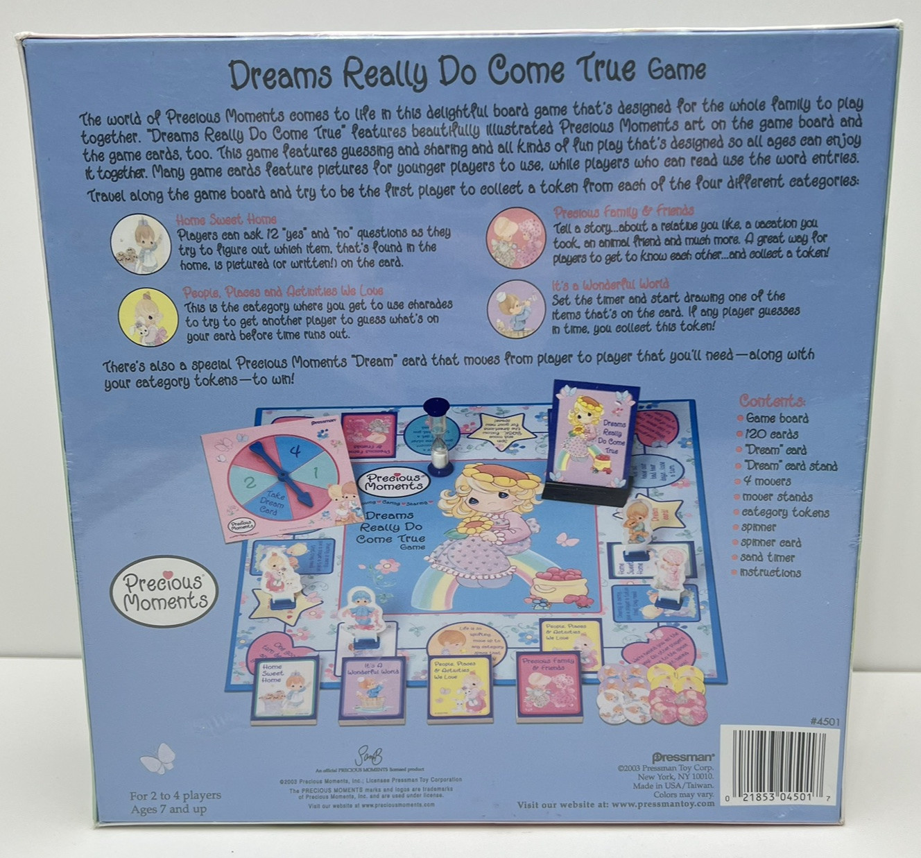 Precious Moments Dreams Really Do Come True Game 2003 Pressman SEALED NIB