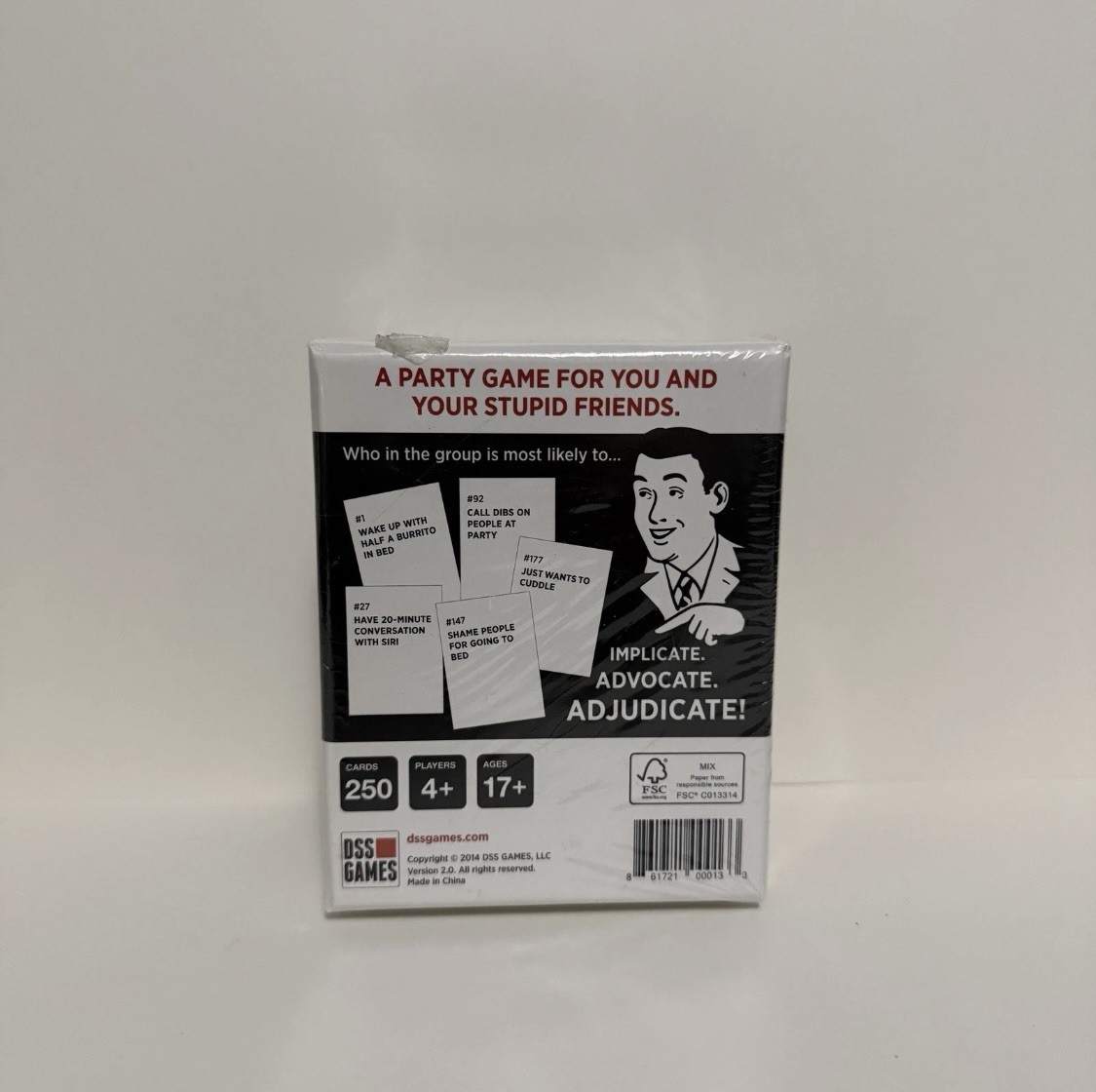 Whos Most Likely to…A Party Game  New in Sealed Box Kinda Clean Family Edition