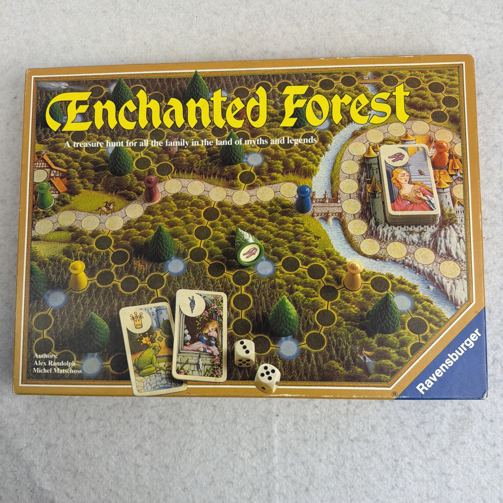 Vintage Enchanted Forest Board Game Ravensburger 1982 First Edition Complete