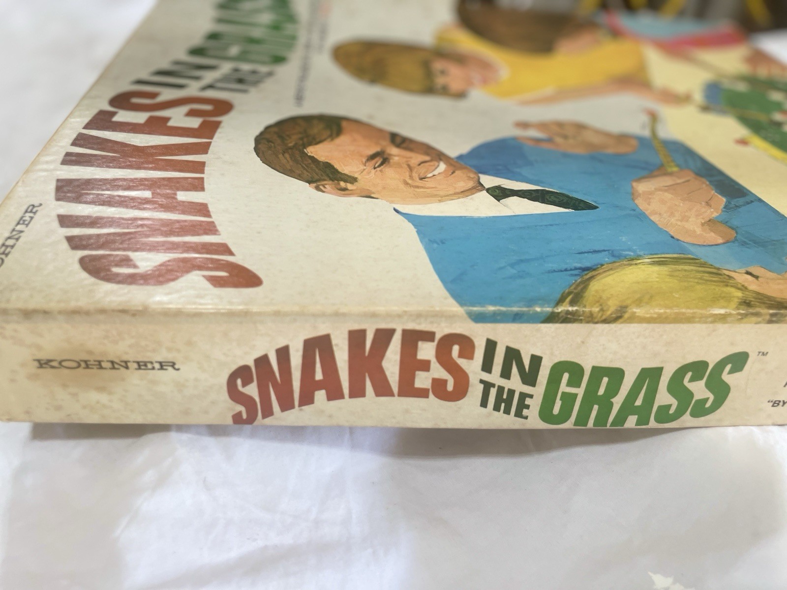 Kohner Snakes in the Grass 1969 Vintage Skill Game Turn-O-Matic, 2+ Players