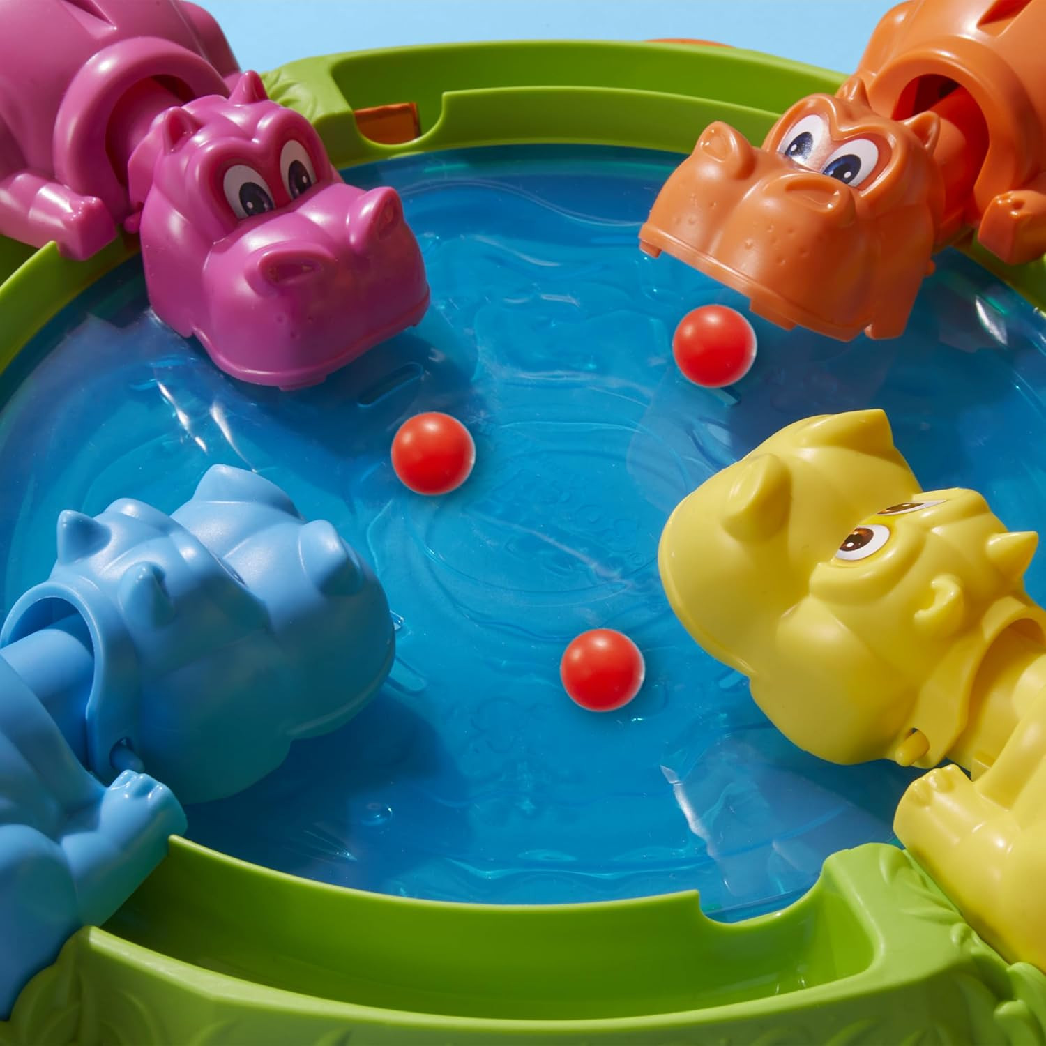 Hungry Hungry Hippos Game for Preschoolers | Instant Marble Relaunch, Easy Set-U