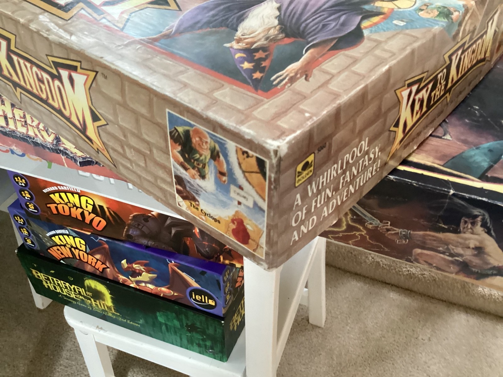 Key to the Kingdom Board Game COMPLETE! Golden 1992