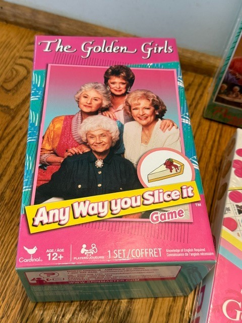 The Golden Girls Collectible Game TRIO, Bingo, Any Way You Slice It and Puzzle