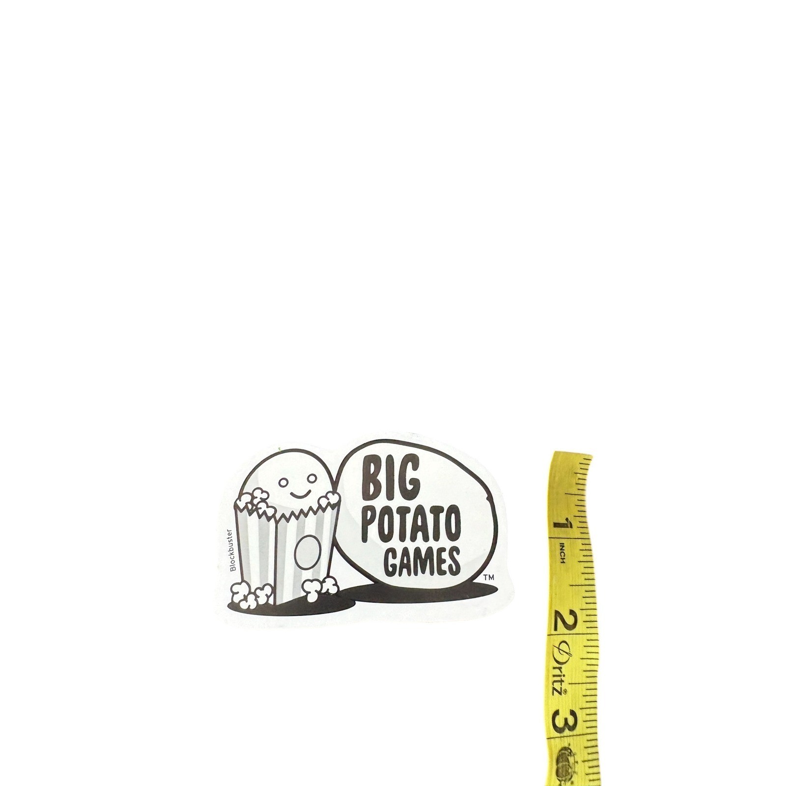 Blockbuster Party Game Big Potato Games Sticker Decal Popcorn Logo Replacement