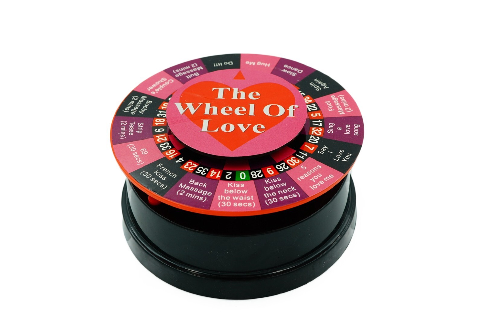 Electric Love Spinner Wheel Game for Couples Romantic Foreplay Bedroom Toy