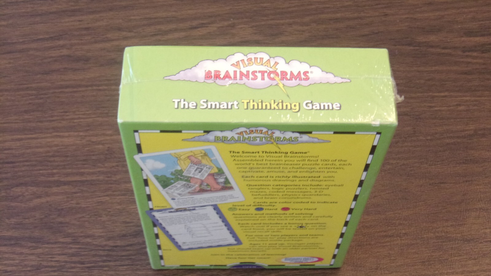 NIB Visual Brain Storms The Smart Thinking Game By Binary Arts #6550 Brainstorms