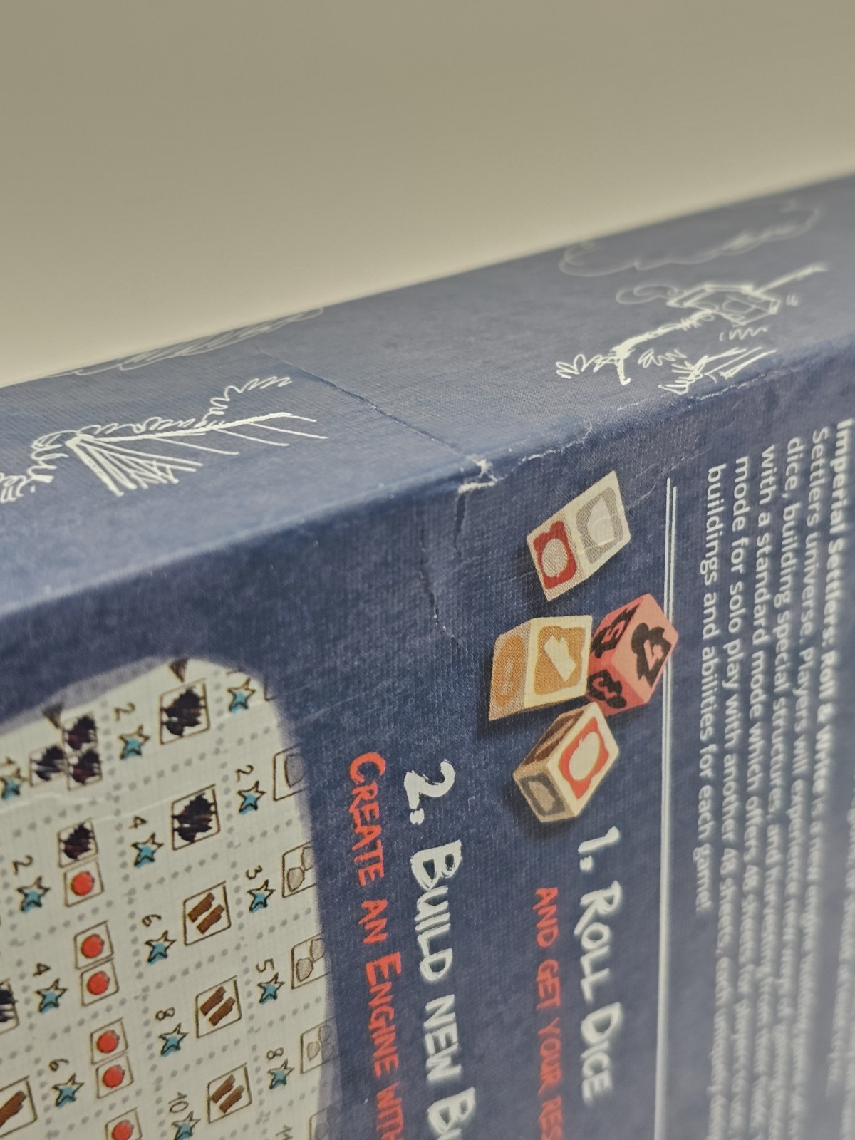 Imperial Settlers Roll & Write board game Build Your New Empire Ignacy Trzwiczek