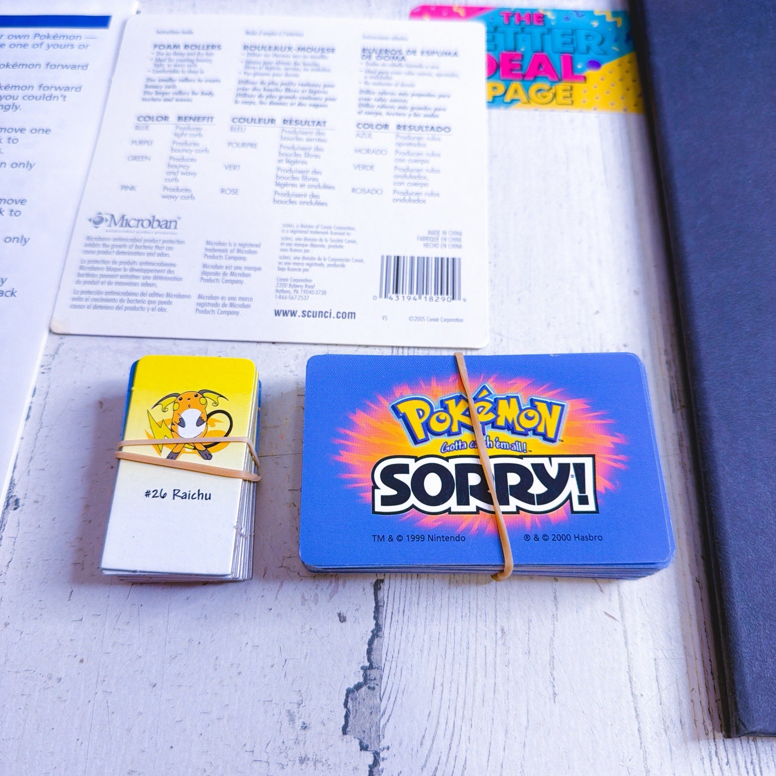 Vintage Pokémon SORRY! Board Game Parker Brothers Hasbro 2000 – Complete