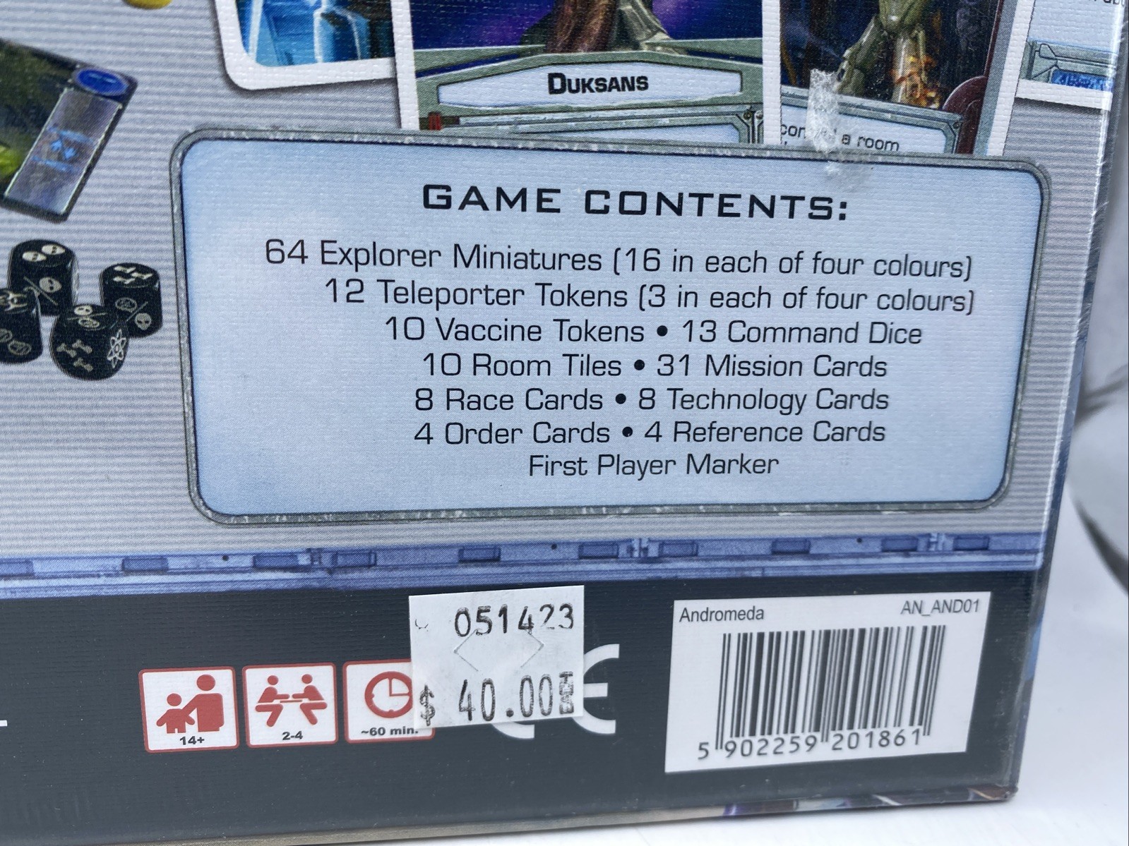 NEW & SEALED 2015 Galakta Andromeda Strategy Interactive Multi-Player Board Game