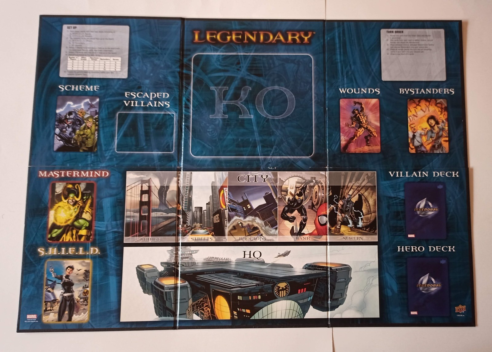 Marvel Legendary Core Box Deck Building Card Board Game Custom Dividers