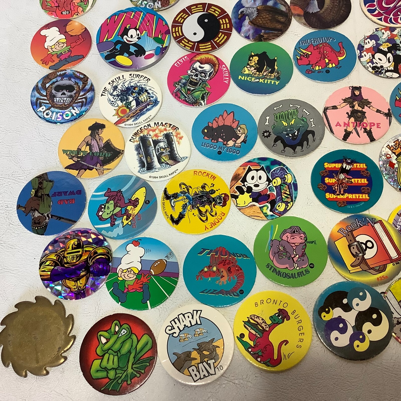 Vintage Lot of Pogs Animals Miscellaneous
