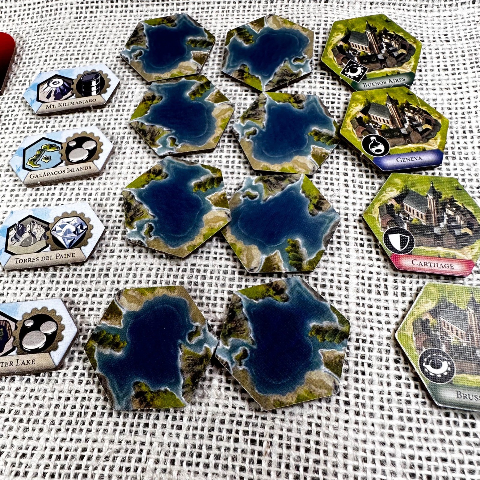 Sid Meier’s Civilization A New Dawn Map Tiles World Wonder City State Tokens Lot