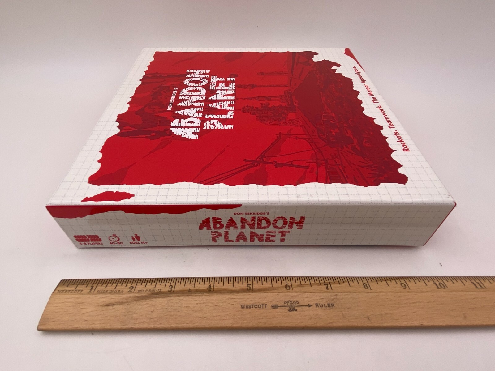 Abandon Planet The Meteor Apocalypse Game Complete Don Eskridge Orange Machine
