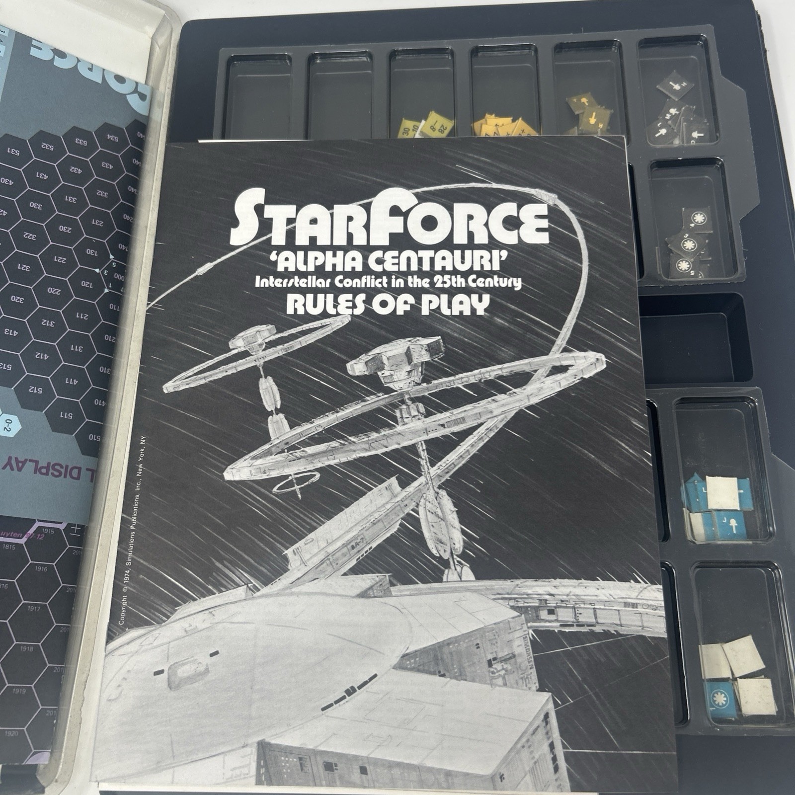 Star Force Alpha Centauri SPI 1974 Punched Copy With Tray
