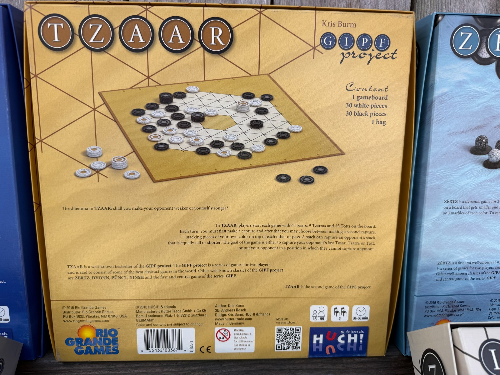Rio Grande GIPF Series- TZAAR, ZERTZ, YINSH, PUNCT, LYNGK x6 Board Game *LOT*