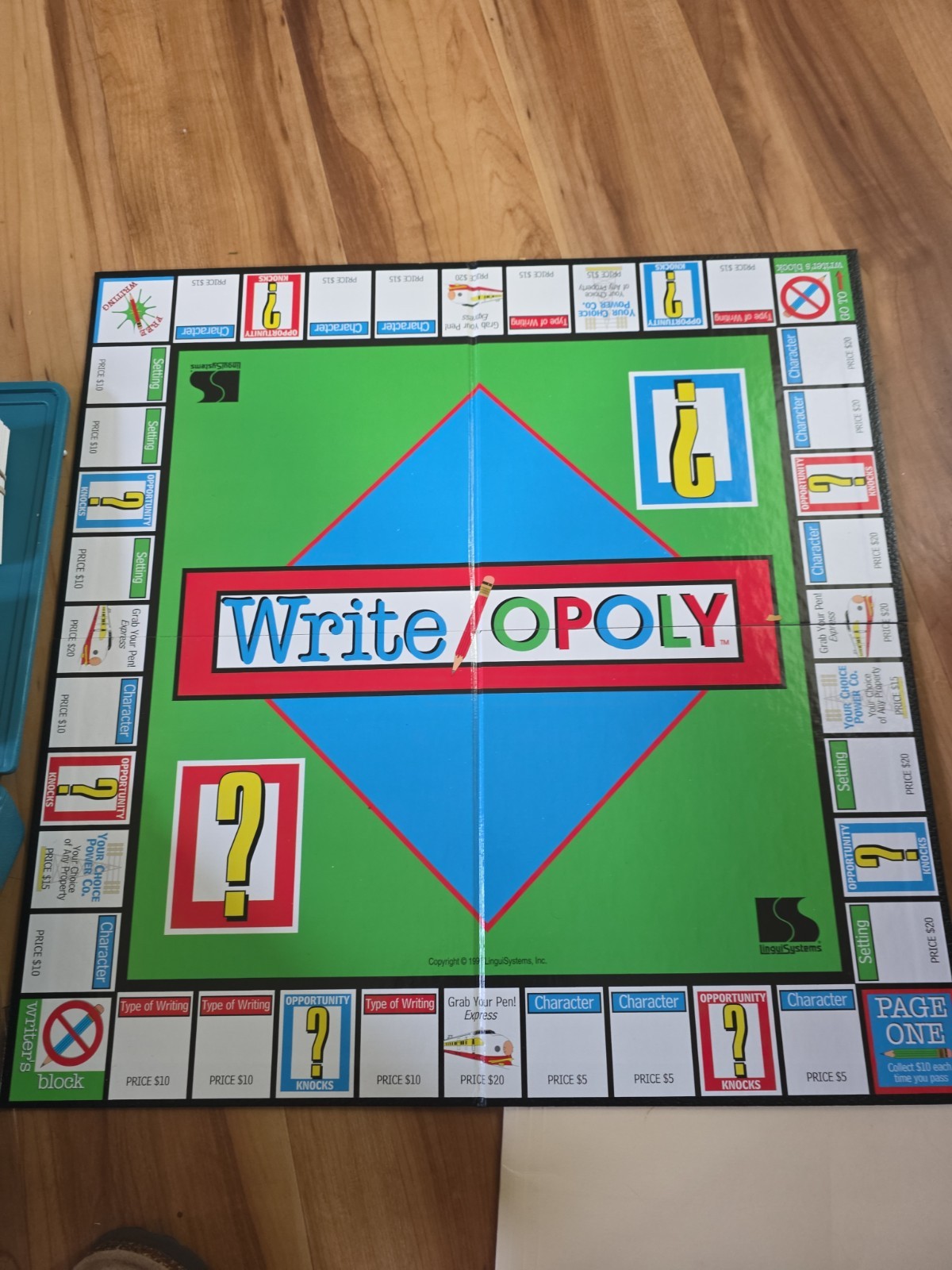 WriteOPOLY Game Creative Writing Board Game Emerging Writers Reluctant Students