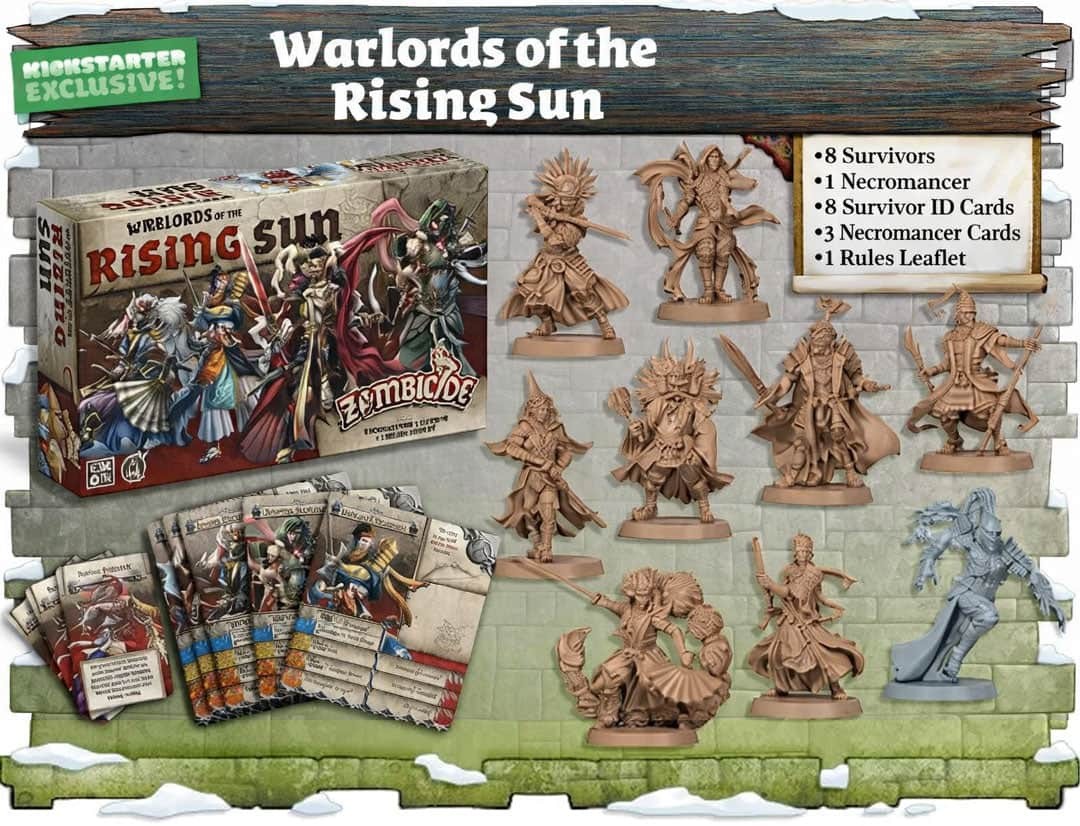 Zombicide: White Death Warlords of The Rising Sun (Kickstarter Special)