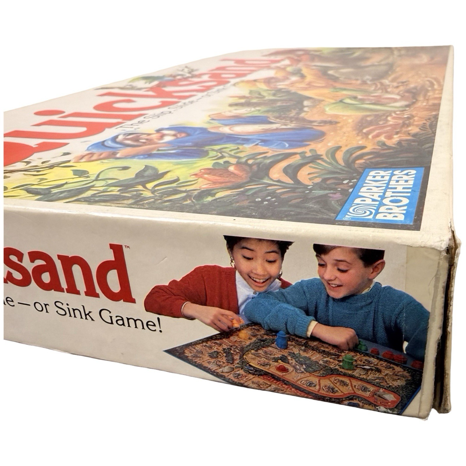 Quicksand Board Game 1989 Parker Brothers “Slip, Slide or Sink!” Incomplete