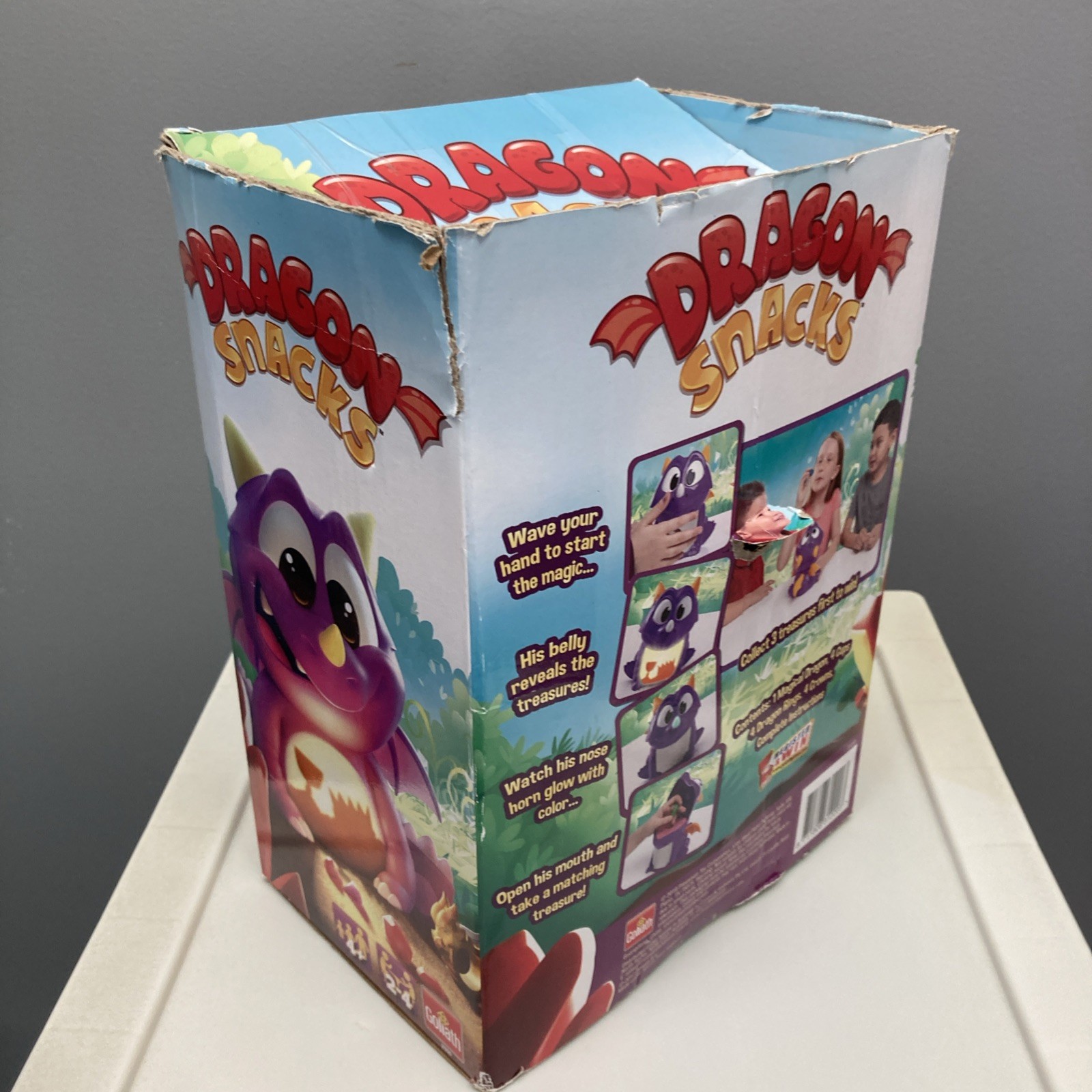 Dragon Snacks Game Goliath Kids Electronic Magical Purple COMPLETE 2-4 Players