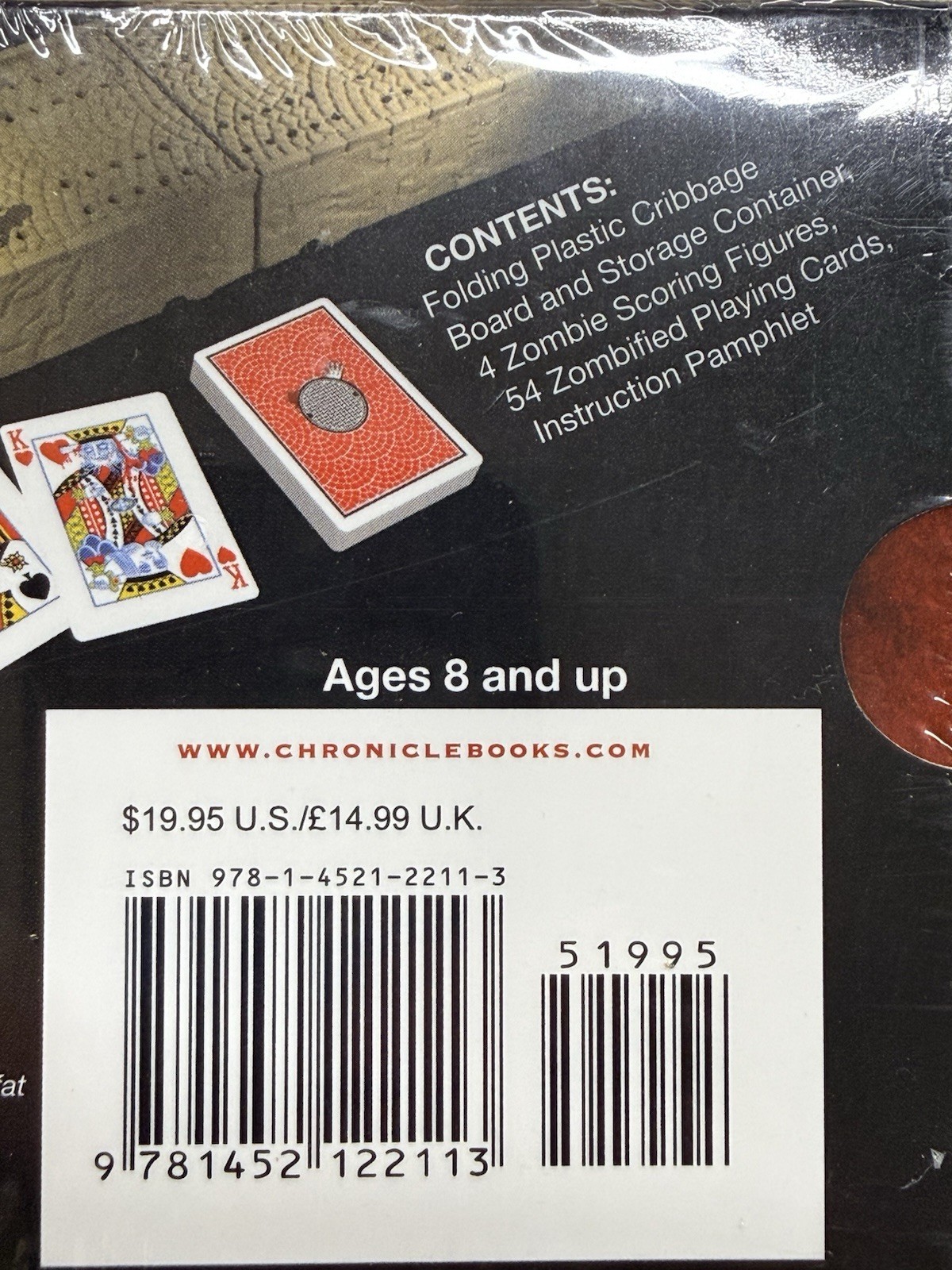 Zombie Cribbage : The Classic Parlor Game That Just Won’t Die SEALED
