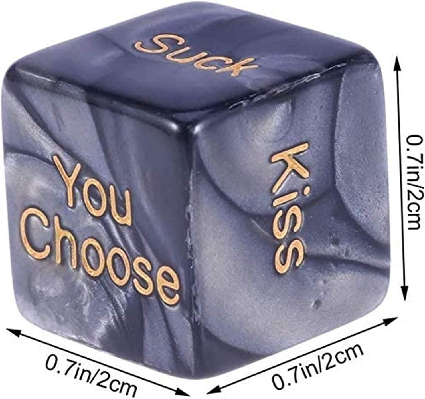 Luxury 12-Sided Dice for Couples – Ignite Passion with 60 Romantic Actions