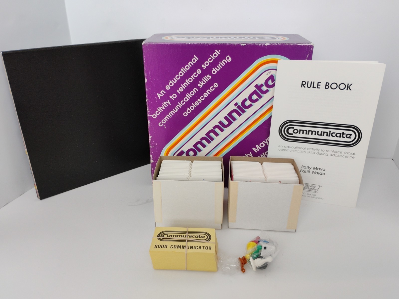 Communicate Board Game VTG 1986 Educational Patty Mayo Pattii Waldo Thinking Pub