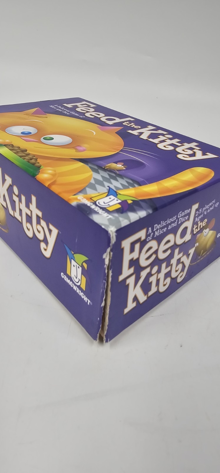 Feed the Kitty Delicious Mice and Dice Board Game GameWright 100% Complete