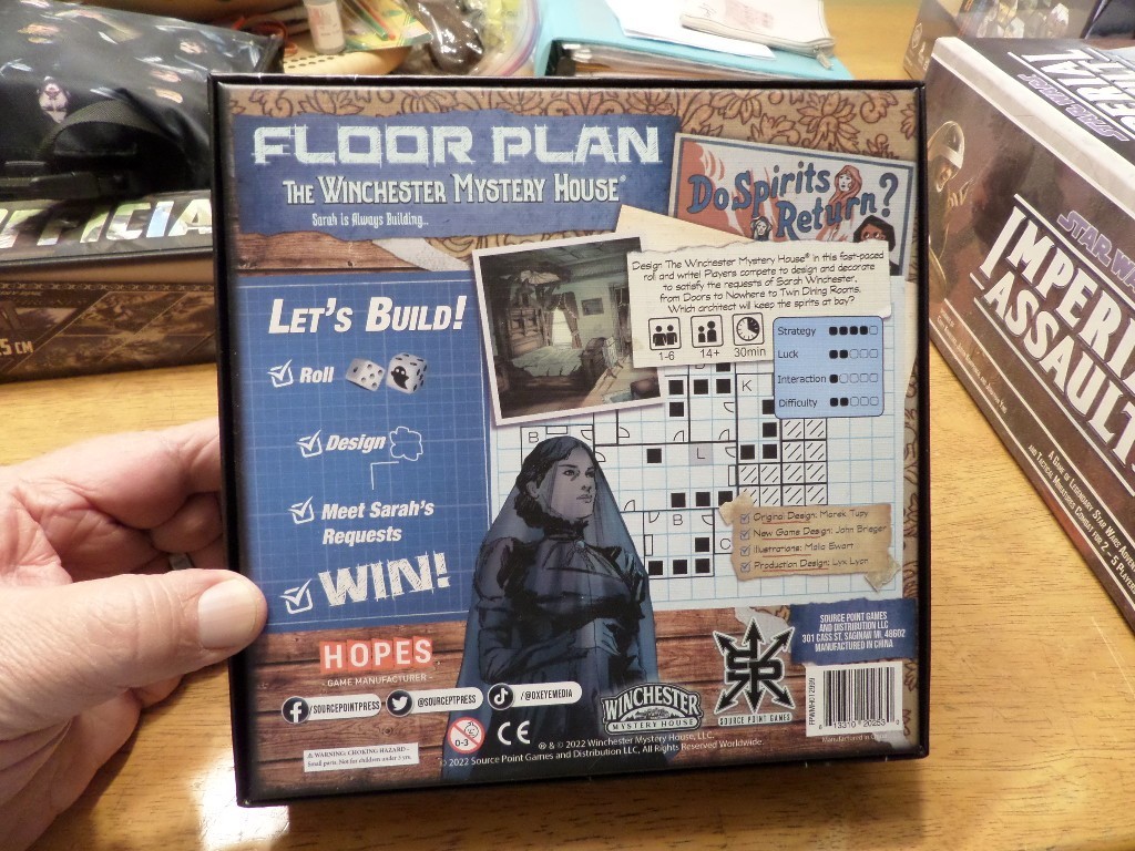 Source Point Game Horror Games Floor Plan – Winchester Mystery House NEW