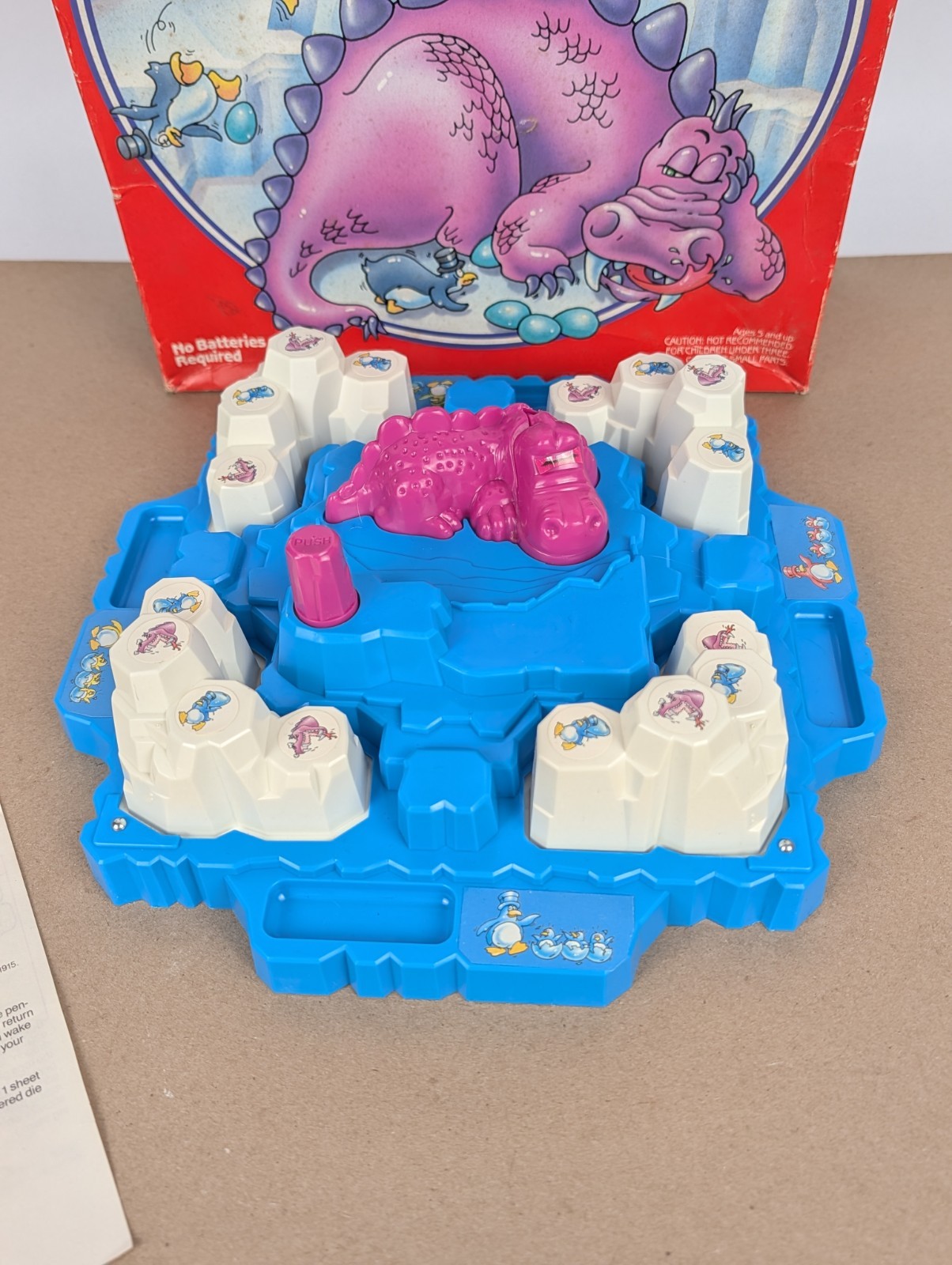 Vintage 1986 Don’t Wake the Dragon 3D Board Game Parker Brothers COMPLETE WORKS!