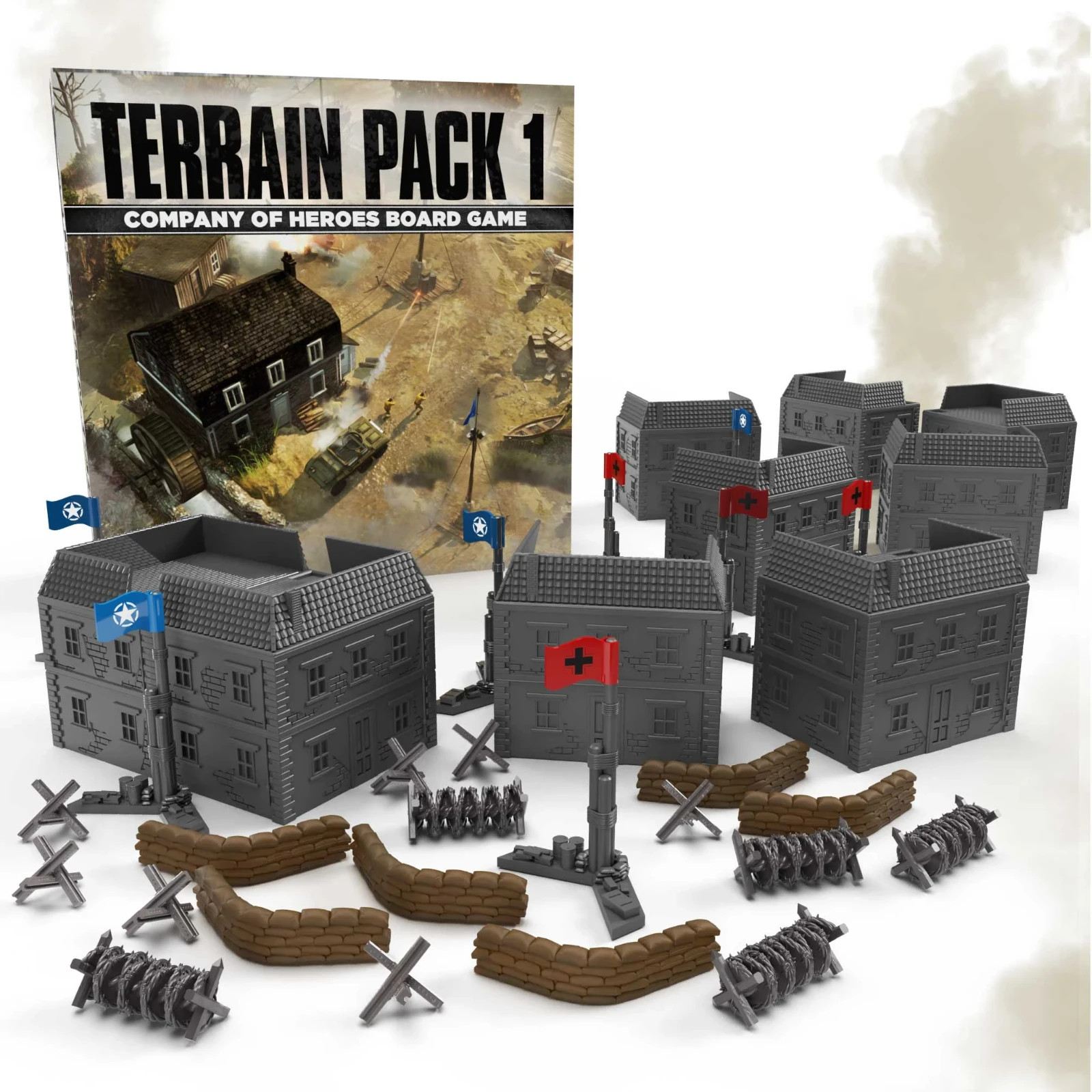Company of heroes (1st edition)+Terrain Pack 1 + Elite Commanders Bundle