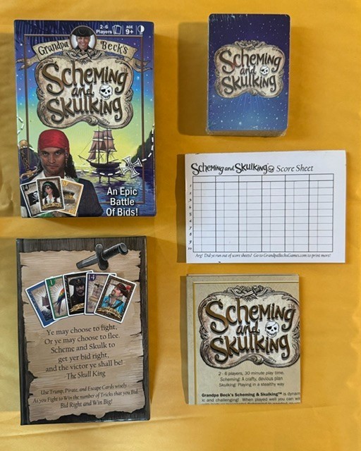 Grandpa Beck’s Games Scheming & Skulking 2012 New In Box Cards Sealed FREE Ship