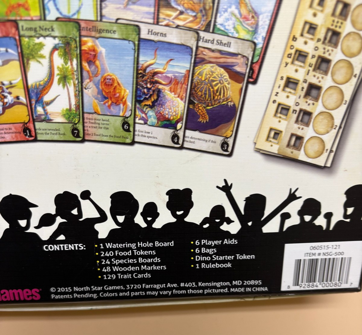 EVOLUTION North Star Games Board Game 2-6 Players COMPLETE DS20