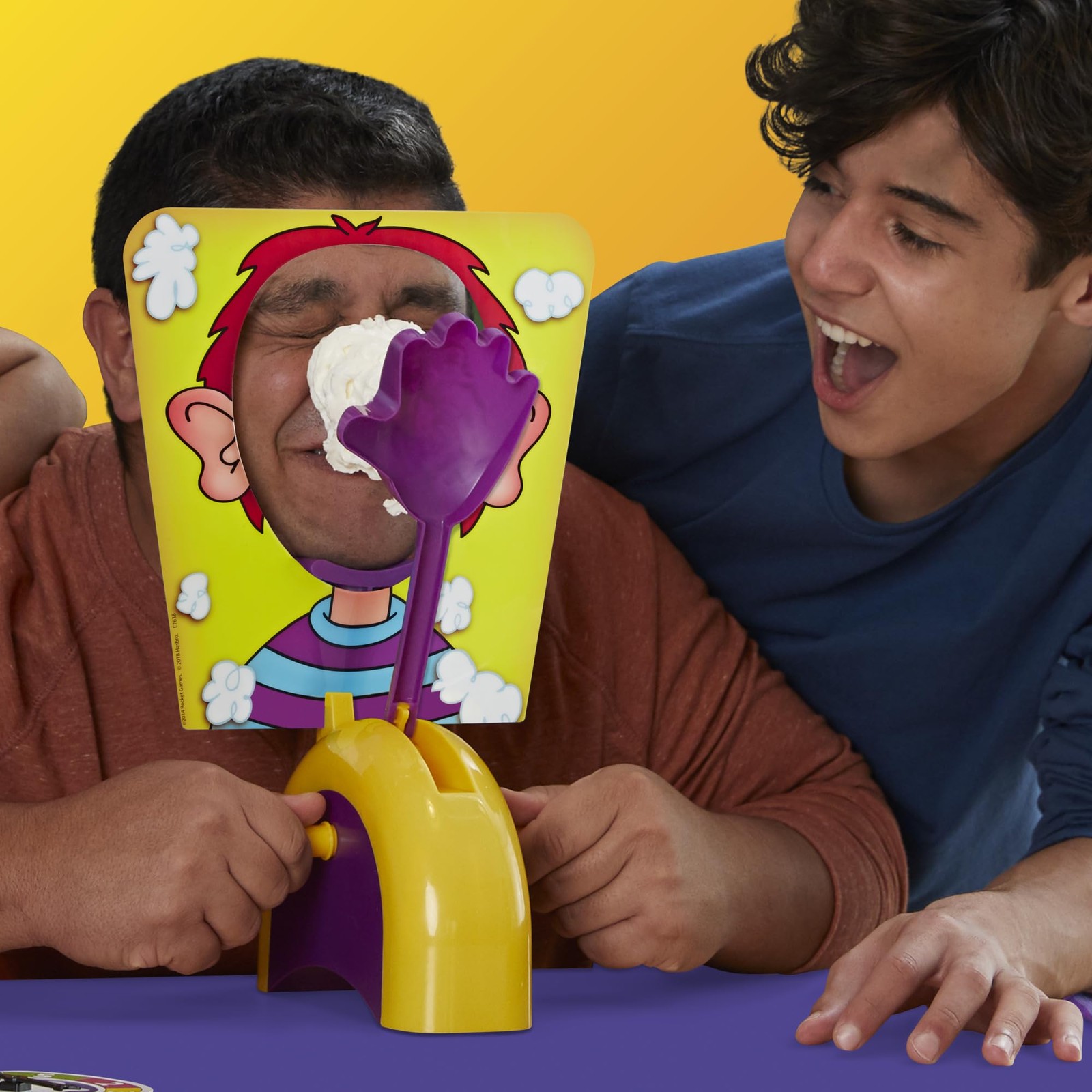 Hilarious Pie Face Game for Family Fun Kids Ages 5 and Up Tabletop Gameplay