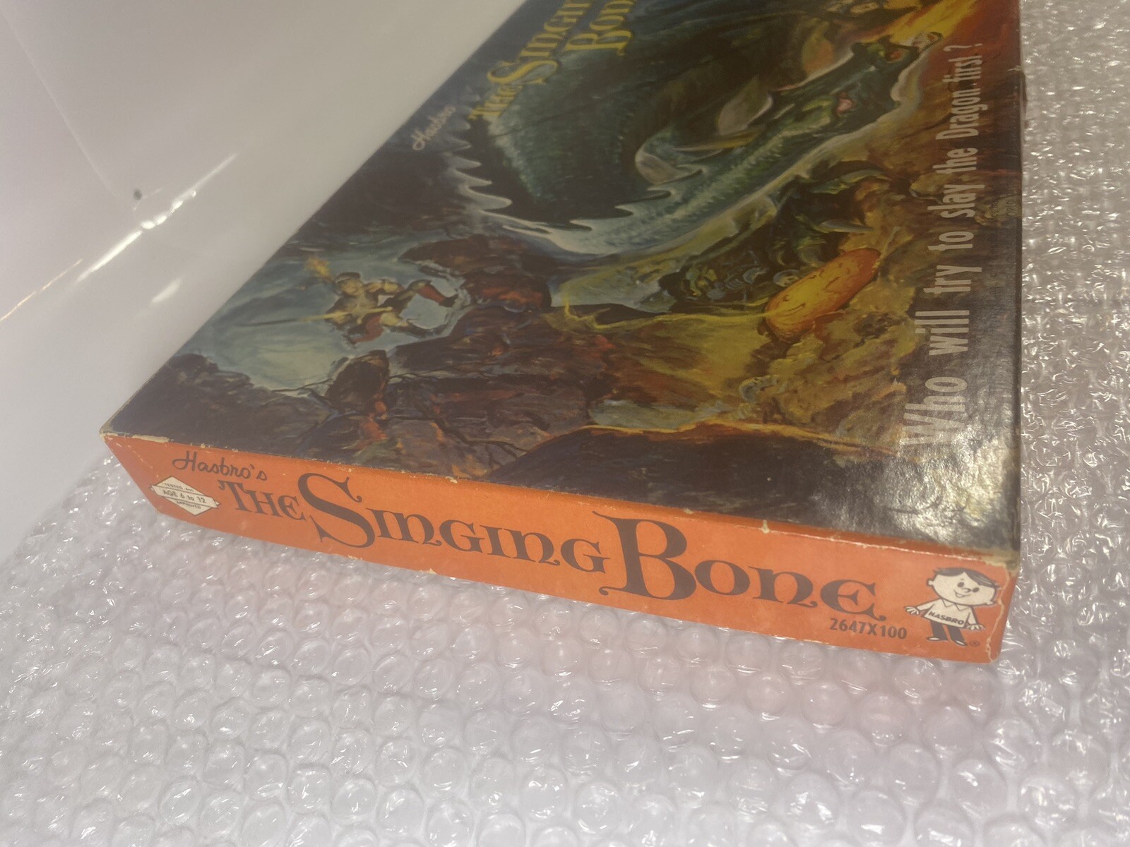 1962 THE SINGING BONE DRAGON BOARD GAME HASBRO HASSENFELD BROS FANTASY BOARD GAM