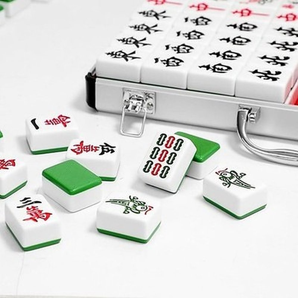 Mahjong Tiles Set 144 Pieces 1.5 Inch Large Melamine #R014