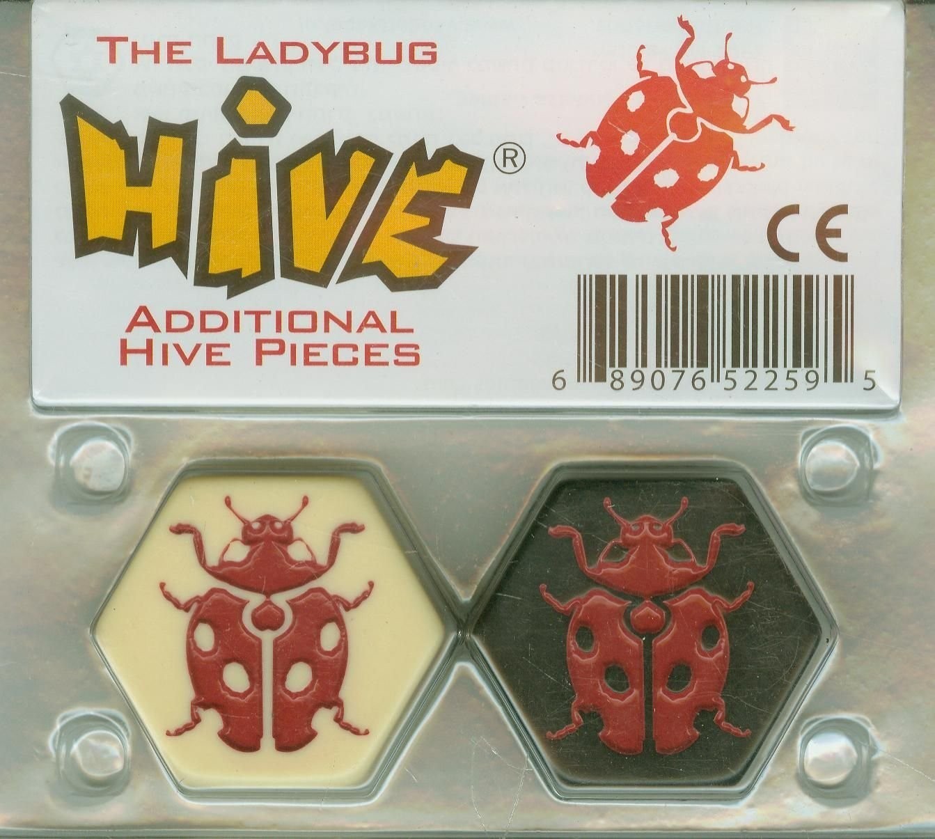 Hive Tile Game: The Ladybug Expansion – Adds 2 Pieces Gen 42 TCI 009 Booster