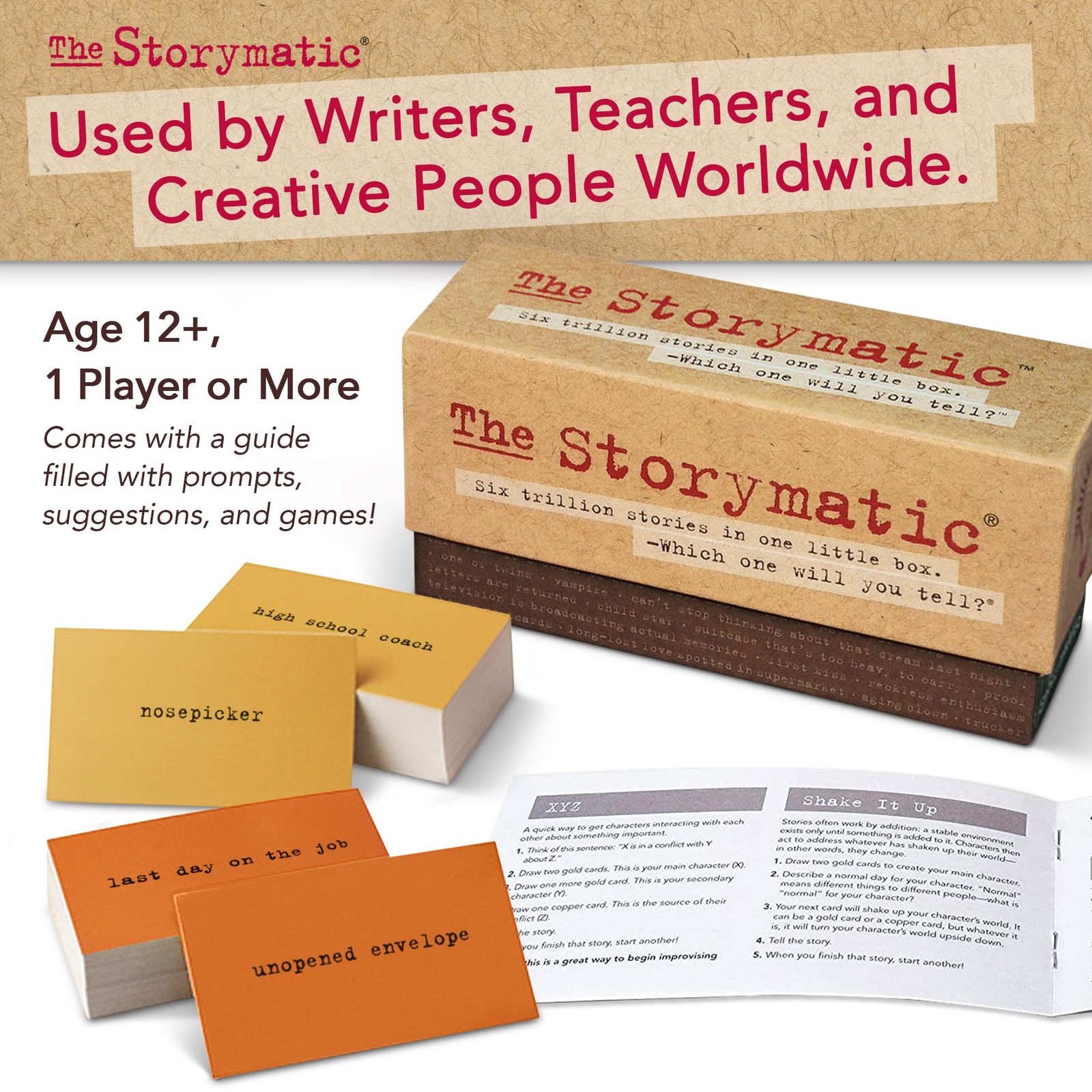 Storymatic Classic – Creative Writing Prompts and Story Games – Storyteller