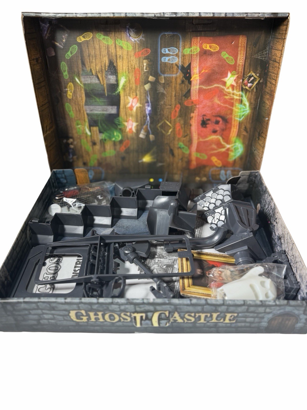 Ghost Castle Board Game COMPLETE Buffalo Games 2020 Party Family Scary Halloween