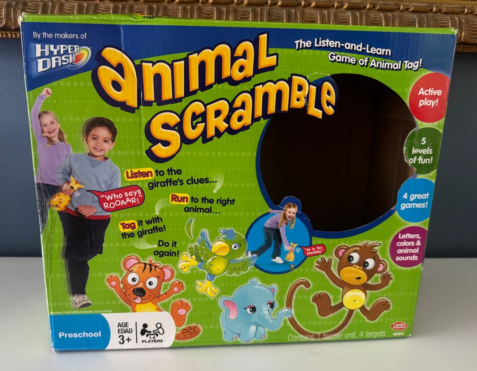RARE Animal Scramble Hyper Dash Interactive Preschool Tag Game 100% COMPLETE!