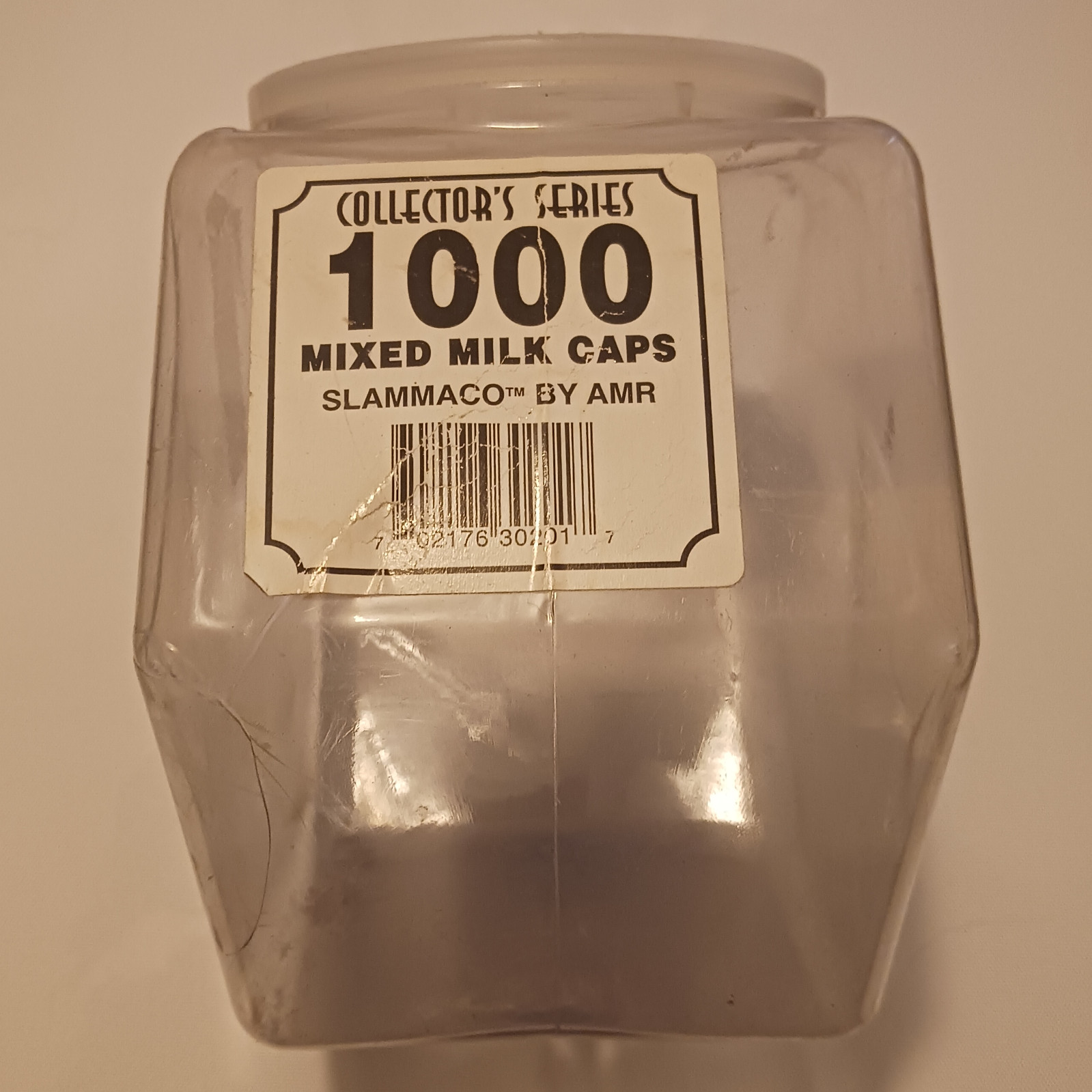 POG, SLAMMACO 1000 CAPS CONTAINER – Collector’s Series, Plastic Retro/Toy