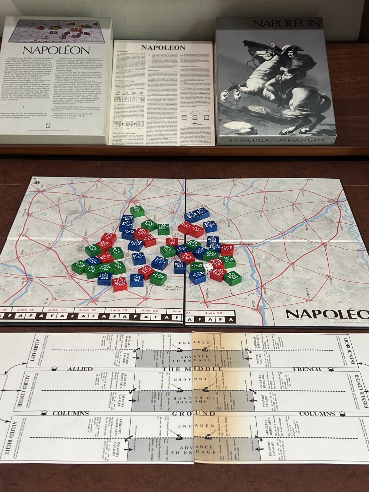 Napolean: The Waterloo Campaign Game by Avalon Hill