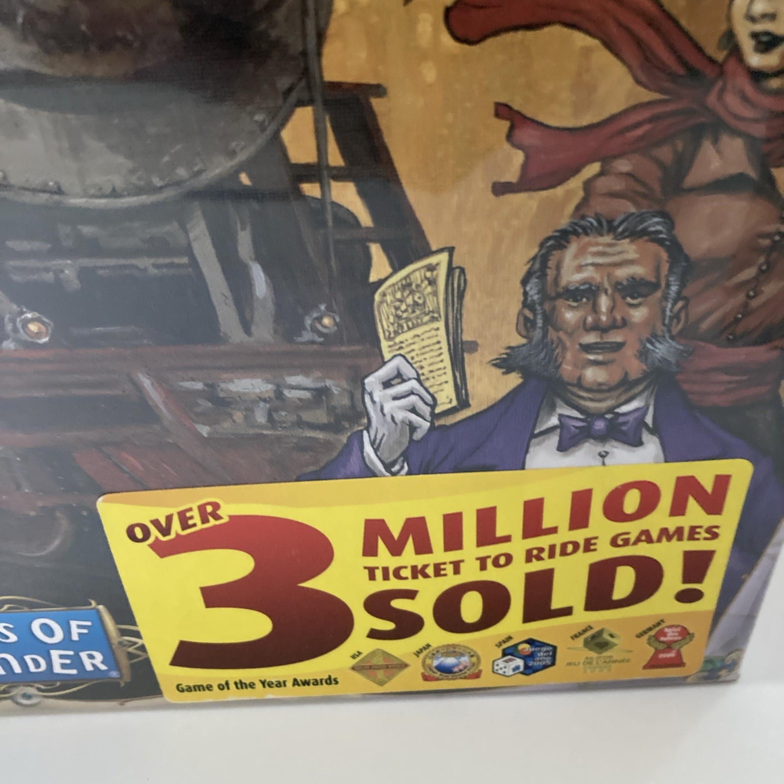 TICKET TO RIDE DAYS OF WONDER ALAN R MOON GERMAN GAME OPEN BOX SEALED PACKAGES