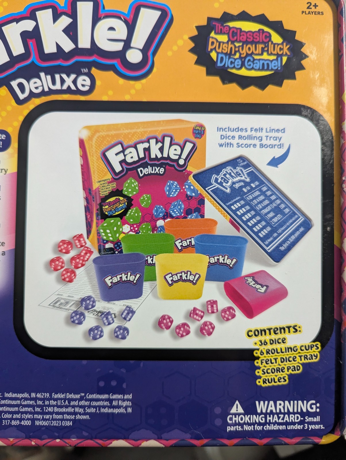 FARKLE! DELUXE Dice Game in COLLECTIBLE TIN 100% COMPLETE 2022