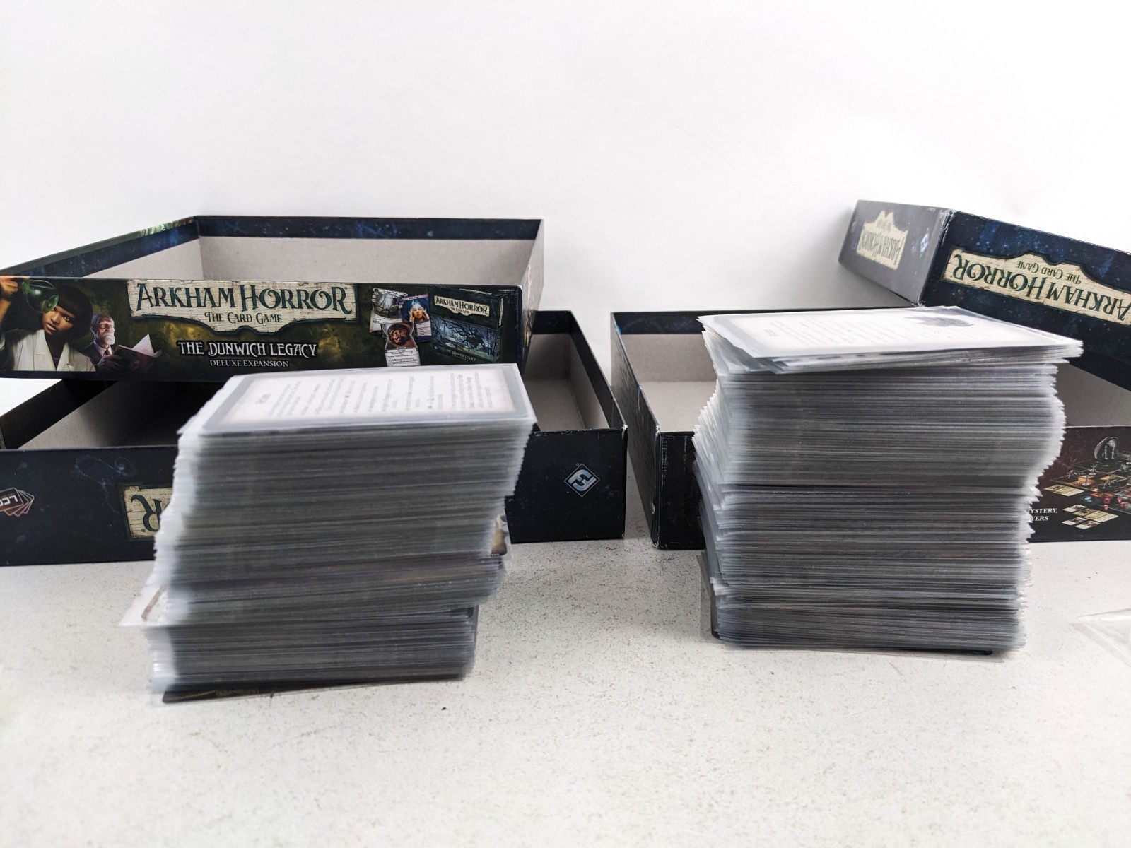 Arkham Horror Living Card Game 2x Base Core Set LCG + Extras READ