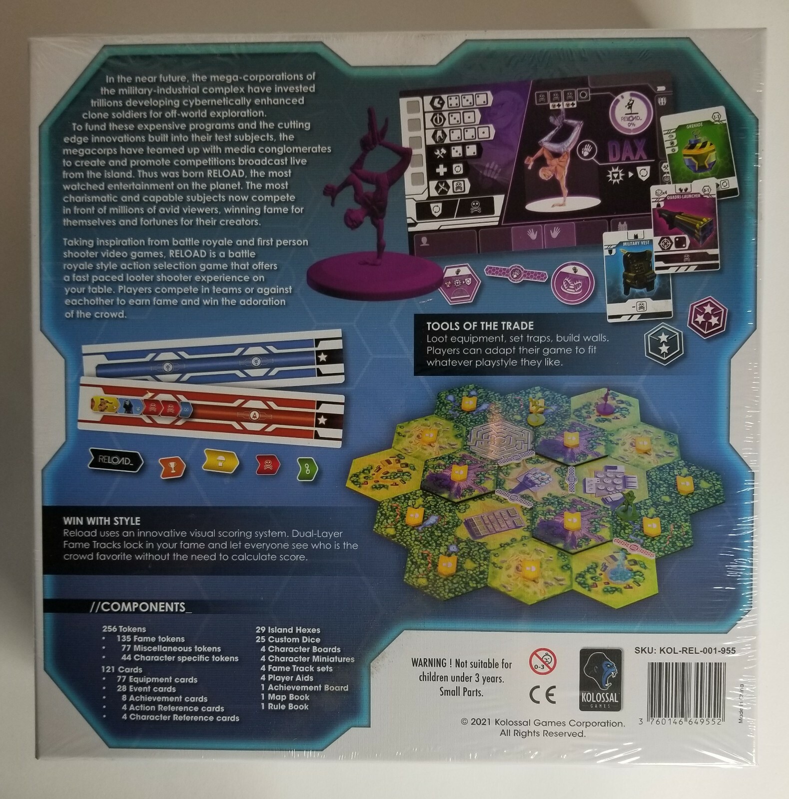Kolossal Games Reload Kickstarter Super Star Pledge + Add-On SEALED